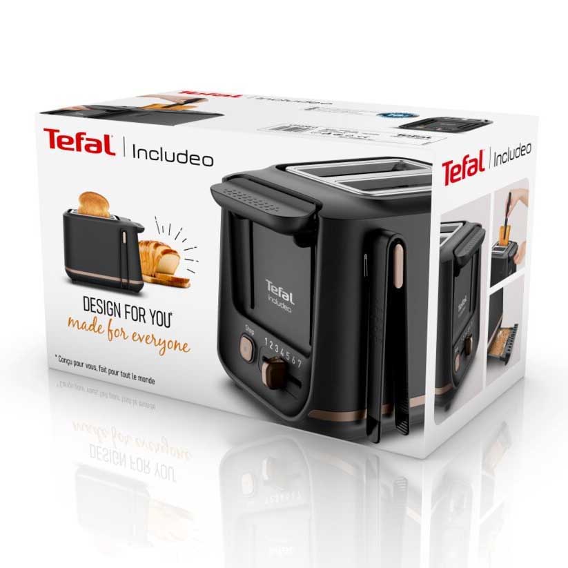 Tefal TT533811 Toaster 850W Black
