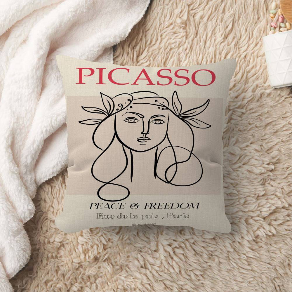 

PPicasso Woman pillow cover sofa cushion cover home room decoration children gift 30x30 cm