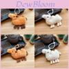 Mini Desert Camel Plush Keychain With Bell Cute Toy For Bag Decor