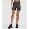 Satin Shine High Rise Short 6  Graphite Grey