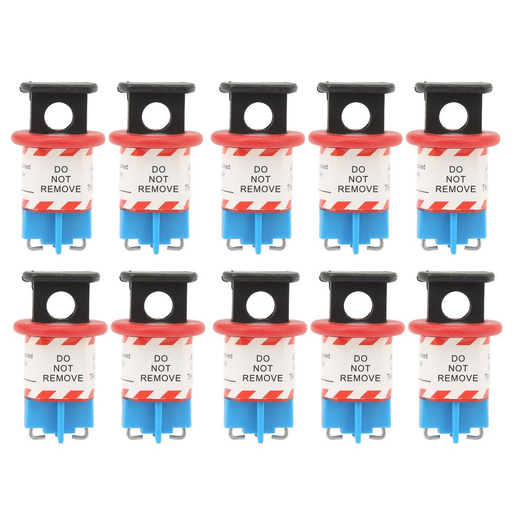 10PCS Electrical Circuit Breaker Lockout PIS Pin Inward Miniature Insulation Lock for Industrial Power Isolation Area