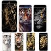 Art Animal Tiger Phone Case For Google Pixel 9 8 7 6 Pro XL 8A 6A 7A 5G Soft Shockproof TPU Black Cover Fundas