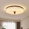 French Retro Walnut Ceiling Light for Bedroom or Study