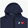 Comme Des Gar Ons Red Double Heart Wappen Jacket Az J501 051