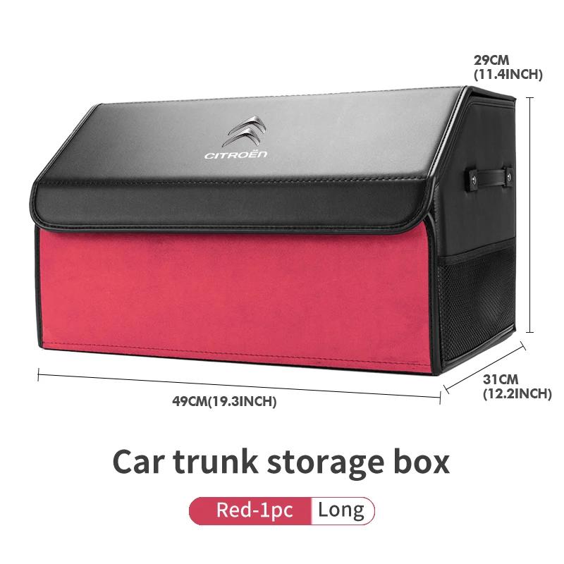 POOR1 Car Trunk Storage Box Multiuse Portable Storage Organizer Tool For Citroen C5 C1 C2 C6 C4L DS3 DS4 DS5 C-Elysee Grand Berlingo