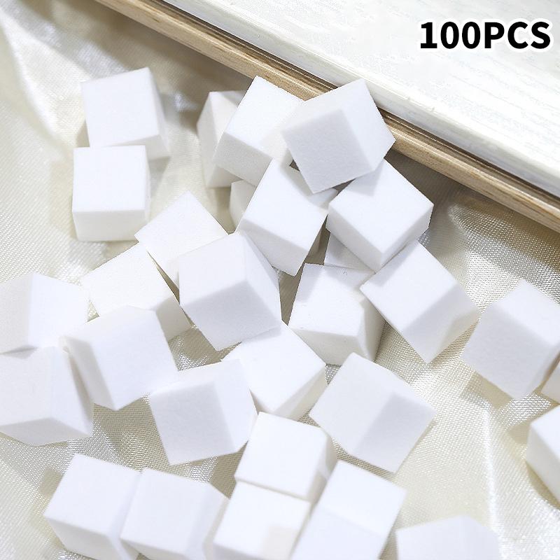 50/100Pcs Nail Art Sponge Soft Sponges Gradient Nail Art Tools Color Fade Manicure Diy Creative Nail Sponge Gripper Diy Tools