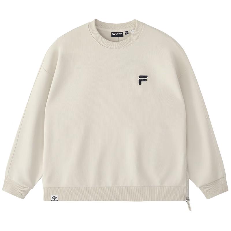 FILA FUSION Unisex Trendy Knit Pullover Sweatshirt