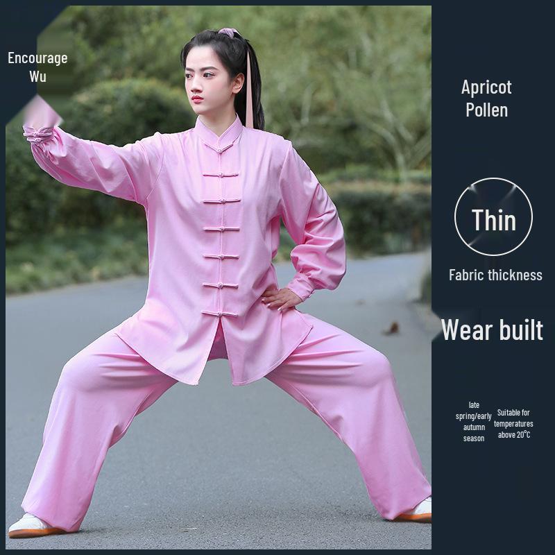 Liwu 2024 Cotton Linen Tai Chi Suit: Unisex Chinese-Style Martial Arts Wear for Spring/Autumn