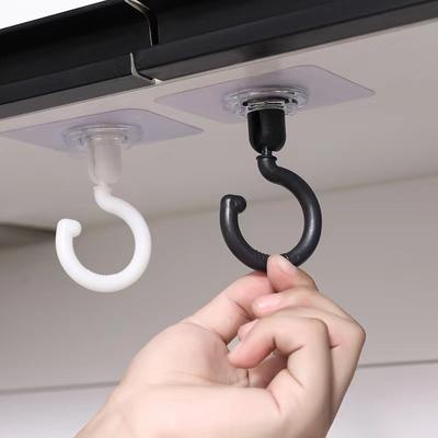 1Pc Ceiling Rotating Hook Ceiling Barb Special Non-punching Non-marking Roof Wall Ceiling Strong Coat Hook