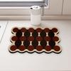 Coffee Machine Mat Absorbent Diatomite Drying Pad Anti-Slip Bottom Quick-Drying Dish Mat Kitchen Countertop Protector