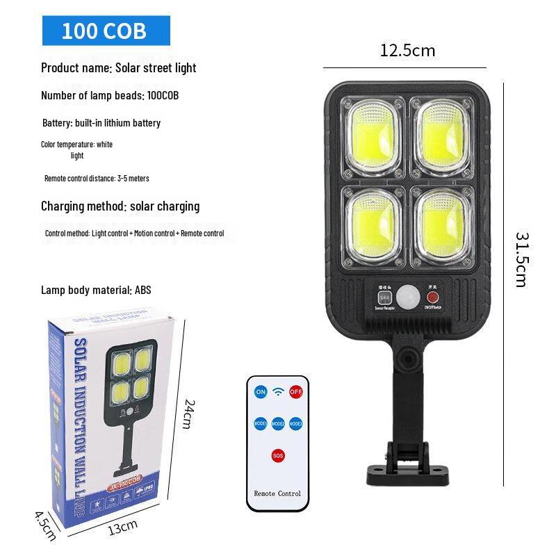 

Xuanyong 100LED Outdoor Solar Motion Sensor Wall Light (2-Pack)