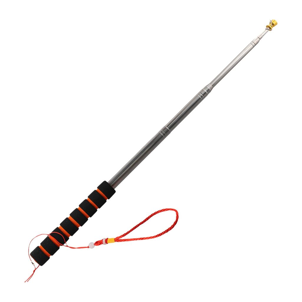 3 Meters Telescopic Handheld Flagpole With 4 Clips Handheld Flag Pole Tour Guide Flagpole Teachers Pointer Telescopic Flag Pole