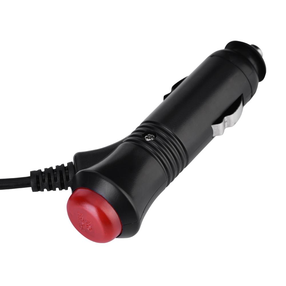 1.8M Car Cigarette Lighter Power Supply To 3.5 X 1.35mm DC Male Plug Spring Adapter Cable