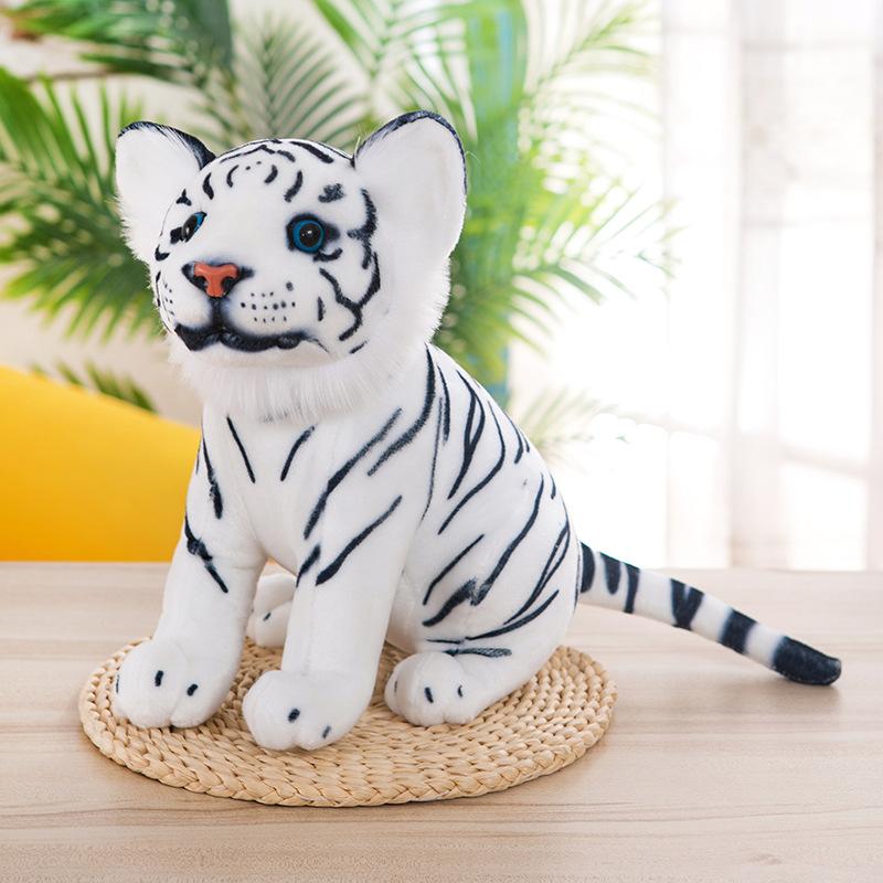 

Милая плюшевая игрушка-симулятор тигра, большая кукла сибирского тигра, детская декоративная подушка, кукла в зоопарке, подарок 50cm（1kg）