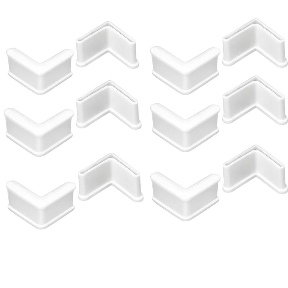 4/8/12PCS Angle Steel End Caps Corner Protector Caps Right Angle Blanking End Caps Storage Shelves