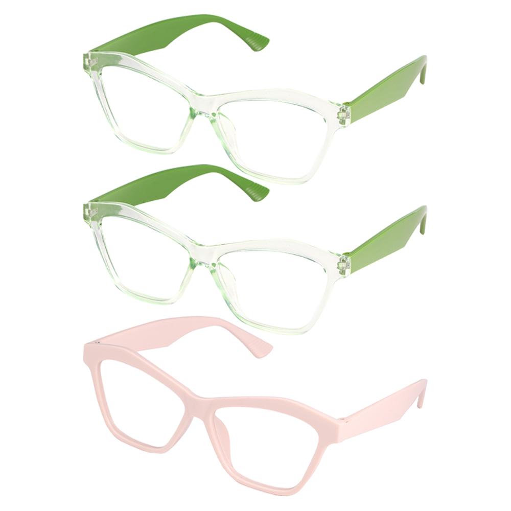 1/2/3/4/5PCS Women Clear Lens Presbyopia Glasses Personalized Cat Eye Reading Glasses Blue Light Blocking Eye Protection Eyewea