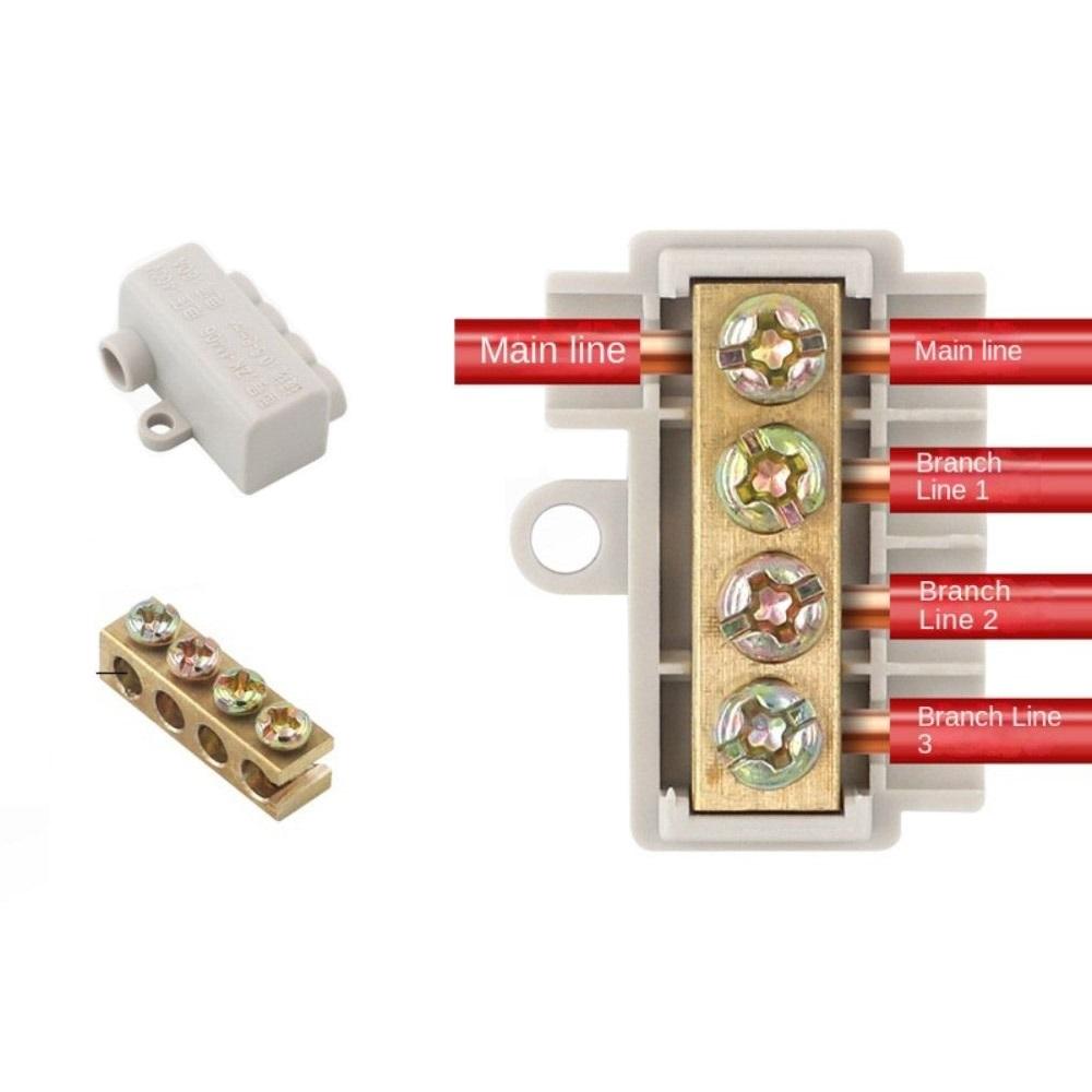 ZK-M306 ZK-M406 Connectors High Power Splitter Quick Wire Connector Terminal Block Electrical Cable Junction Box