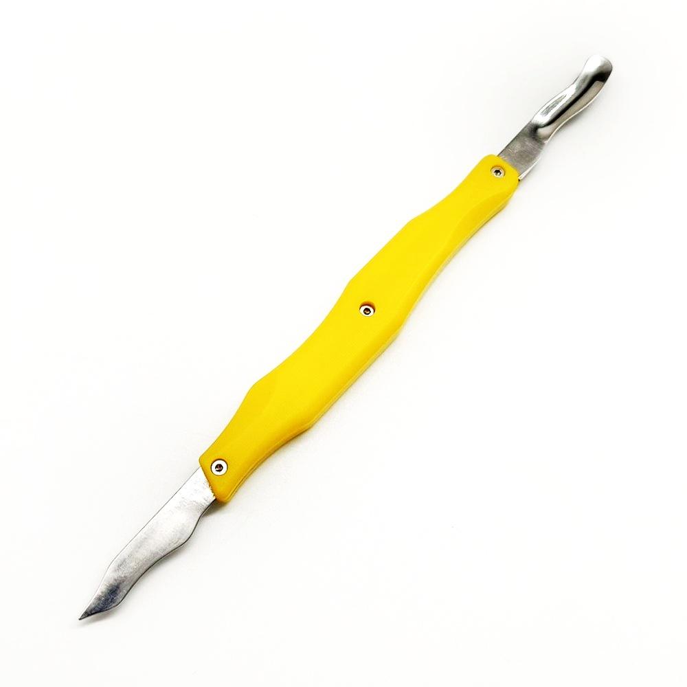 Dental Wax Carving Tool Putty Knife Impression Silicone Putty Cut Shaping Cutter Supplies Wax Carving Shape Mold Blade Trimmer