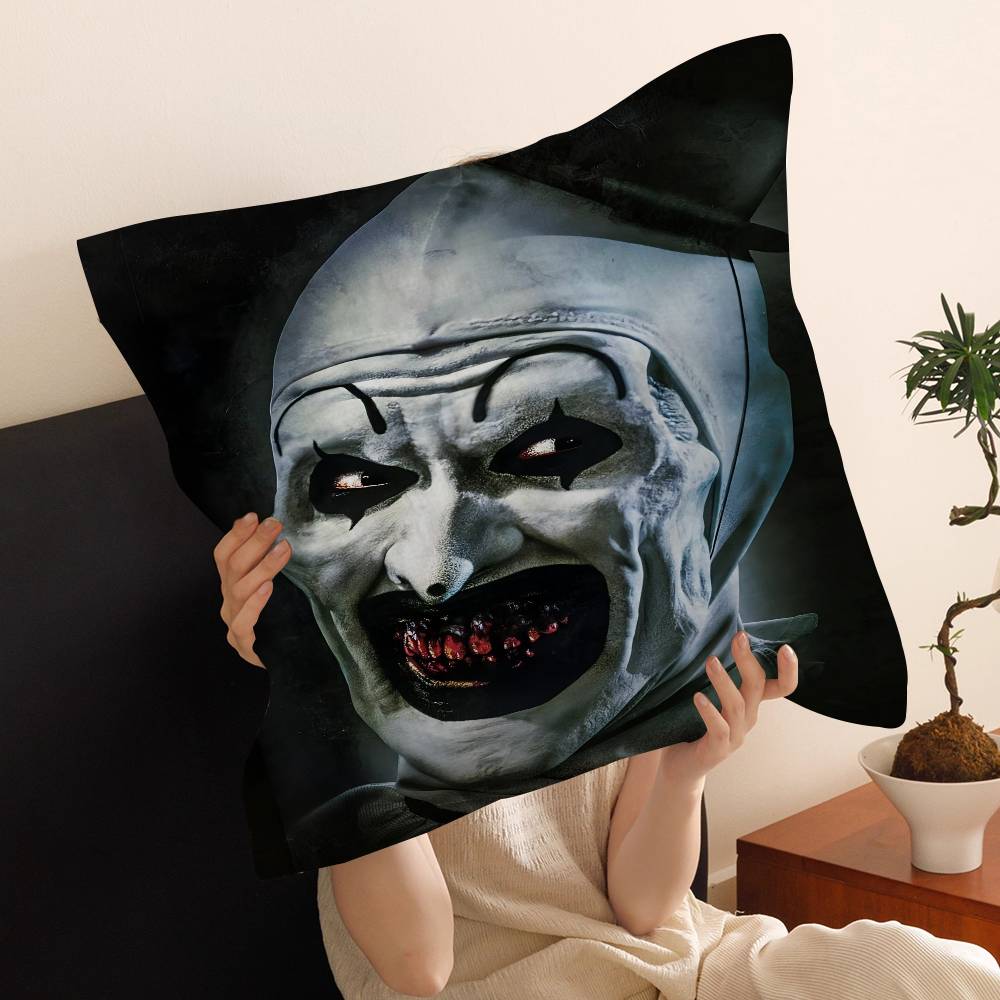 Horrorfilm T-TERRIFIER Kussenhoes Kussensloop Woonkamer Bank Huisdecoratie Op Maat