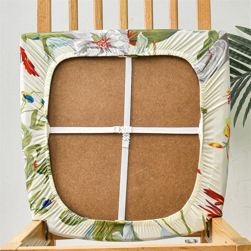 Stretch Chair Covers Dining Room Chairs Slipcover Seat Covers Removable Elastic Printed Chairs Protector for Living Room