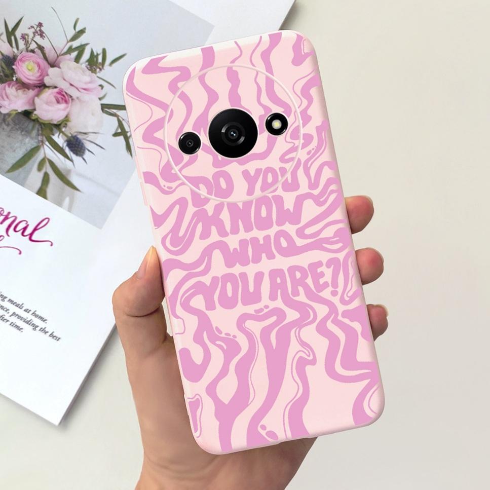 Fashion Design For Xiaomi Redmi A3 4G Case  Butterfly Cute Cat Soft Silicone Back Cover For Redmi A3 A 3 6.71" Bumper Phone Case