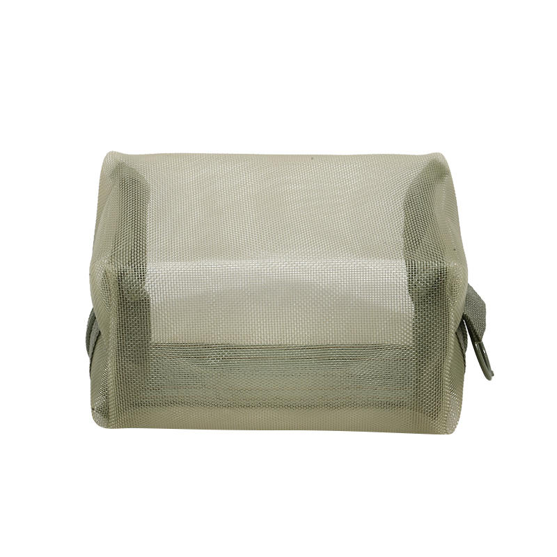 

Colorful Mesh Storage Bag Mini Portable Carry On Lipstick Change Bags Headphone Data Cable Zipper Storage Boxes зелений