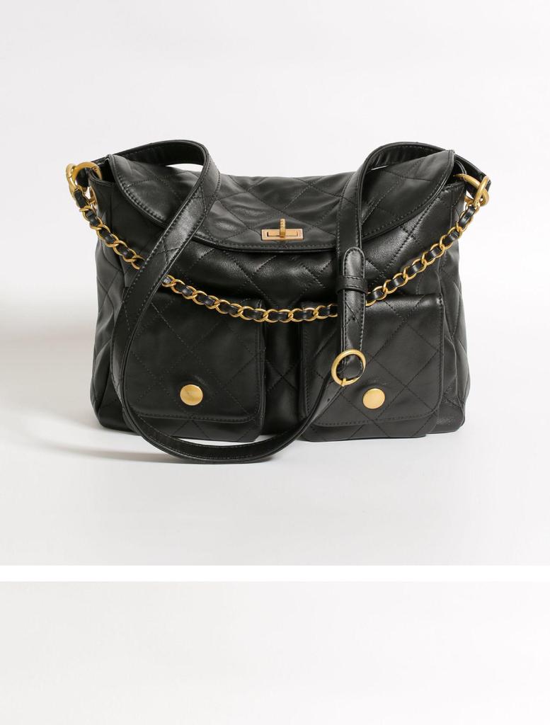 New 2024 Hobo Hippie Cowhide Messenger Bag with Retro Hardware - Underarm Shoulder Style