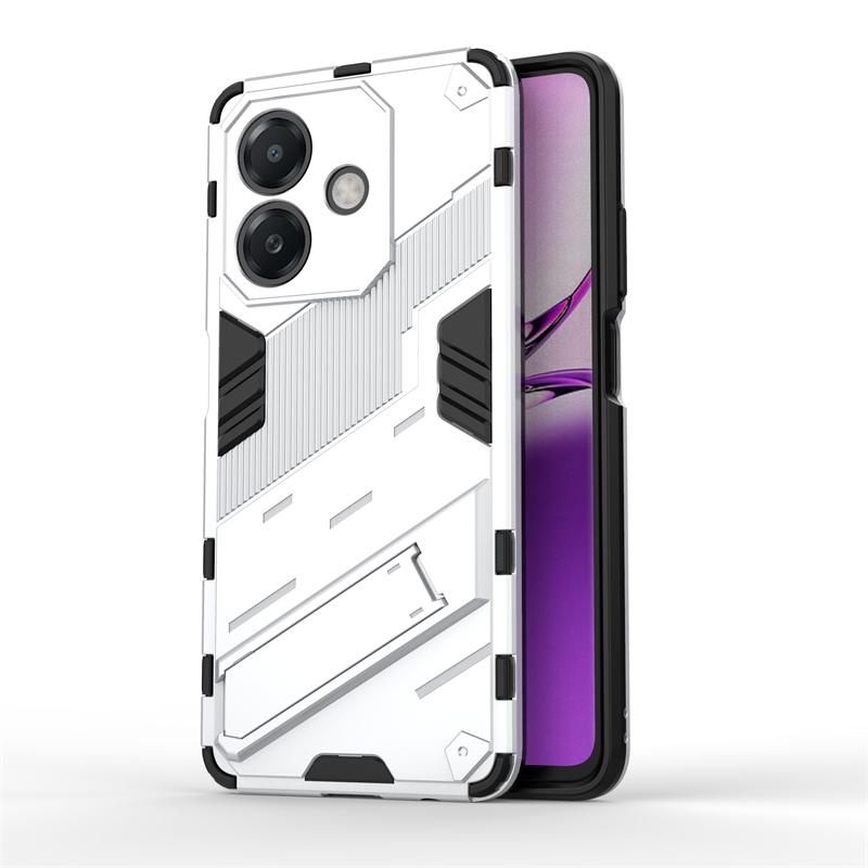 

Phone Holder Case For Oppo A3x Case Bumper Anti-knock Armor Full Edge Back Cover For Oppo A3x 5G Case For Oppo A3x A3 5G Global For Oppo A3 4G белый