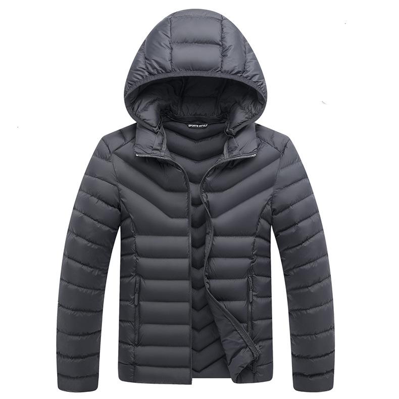 Winter new men's casual cotton-padded clothes flow fashion hooded cotton-padded clothes men's thickened cotton-padded jackets men's