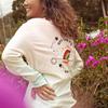 Vans T Shirts Women's Multicolor Crew Neck Moderate Straight Fit VN0A54LDUUZ