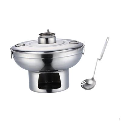 Alkohol Topf Chafing Dish Einzel Buffet für Backpacking Home BBQ