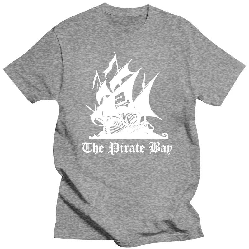 New Funny Tee Shirt Pirattee Bay Internet Movie Torrent Hacker Meme Computer Nerd Mens Black TShirt harajukkuu streetweaarr