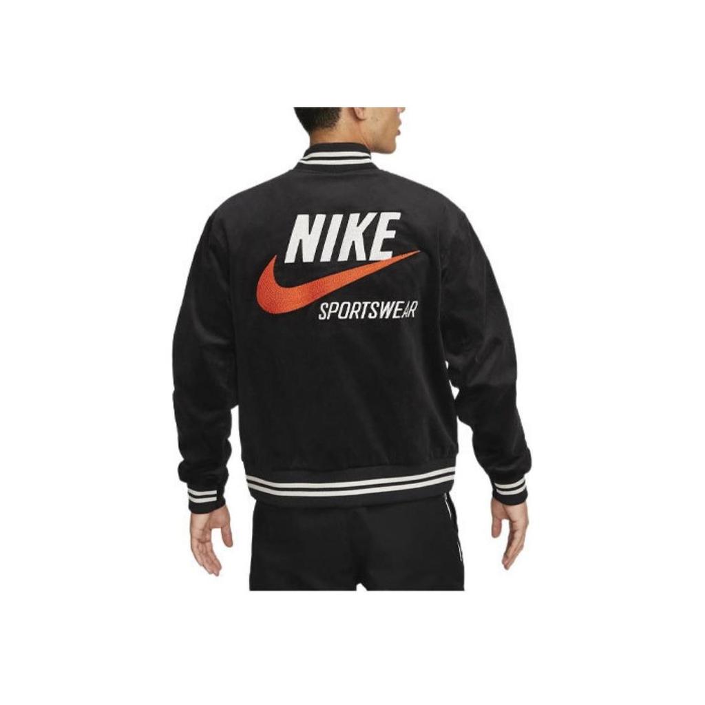 Nike Sportswear Trend Bomber Jacket (Asia Sizing) Black Men Streetwear DV9998-010