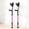 Foldable Lightweight Aluminum Alloy Crutches: Shock-Absorbing, Non-Slip, Armpit Style Walking Aid