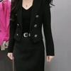 2025 Spring Autumn New Niche Design Top Cardigan Slim Fit Versatile Suit