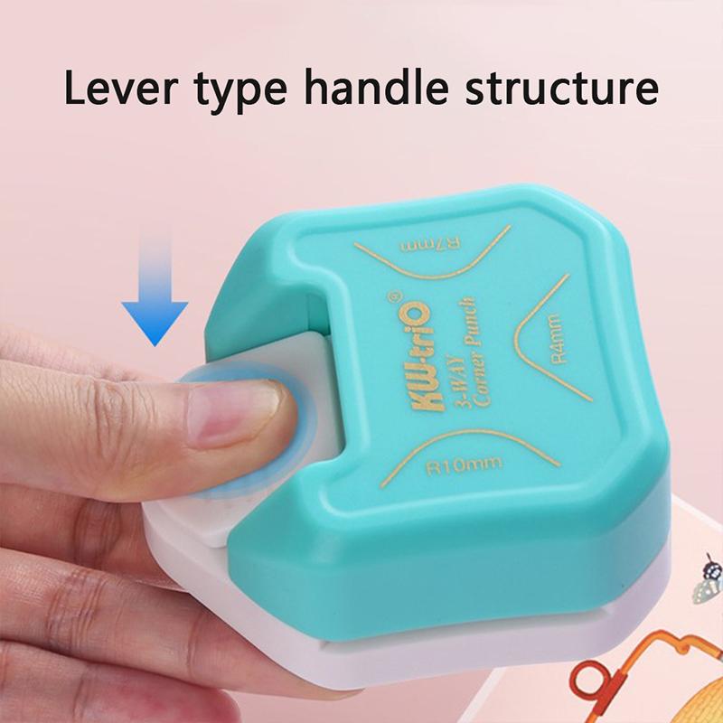 3 In 1 Corner Rounder Punch Paper Round Corner Trimmer Cutter For Card Photo