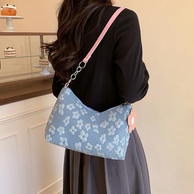 Spring Fashion Printed Underarm Bag 2025 Trend Fresh Simple Lightweight Korean Version Personalized Casual Shoulder Bag