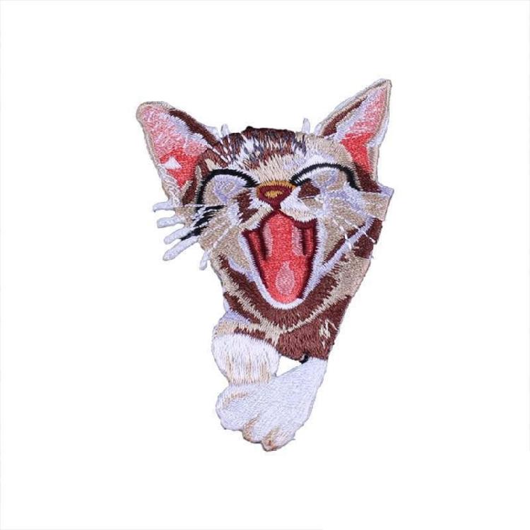 Trendy Cats Pattern Patches Personality Clothes Heat Transfer Appliques for Creative Craft Projects