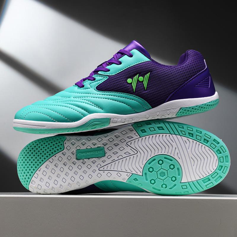 Mens Soccer Shoes' Professional Grass Training Anti Slip Outdoor Football Athletic Shoes Futsal Ultralight Match Football Shoes for Man