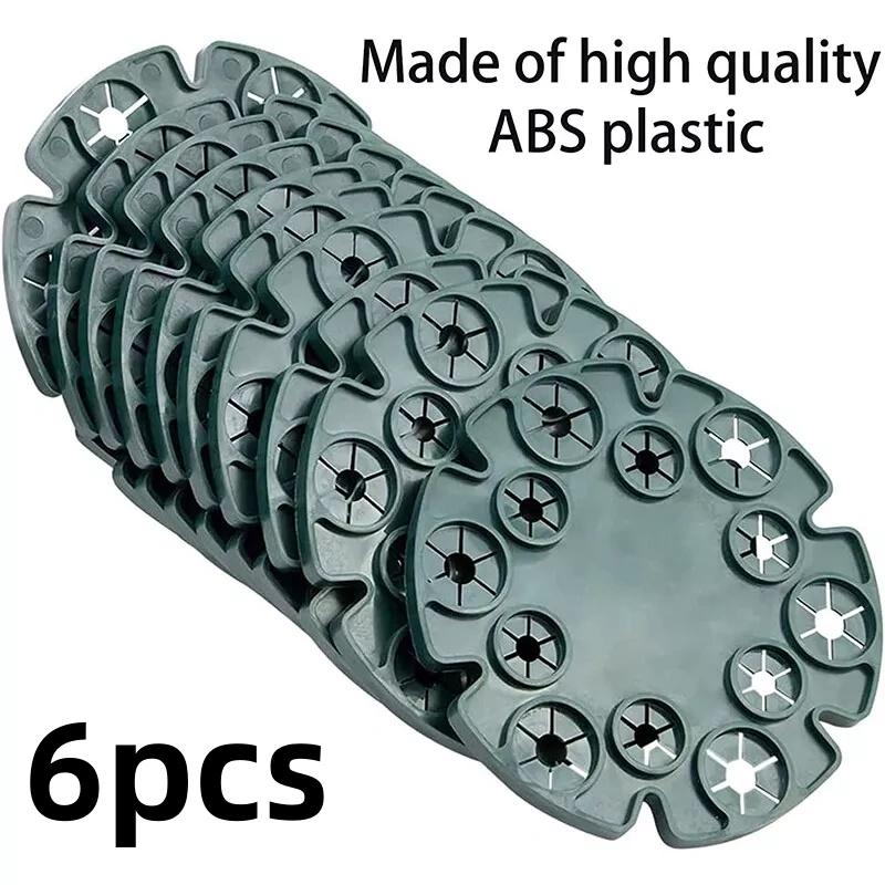 

12Pcs Garden Plant Support Protection Trays Bamboo Cane Holder Balcony Plants Support Rack Connectors Garden Stake For Climbing