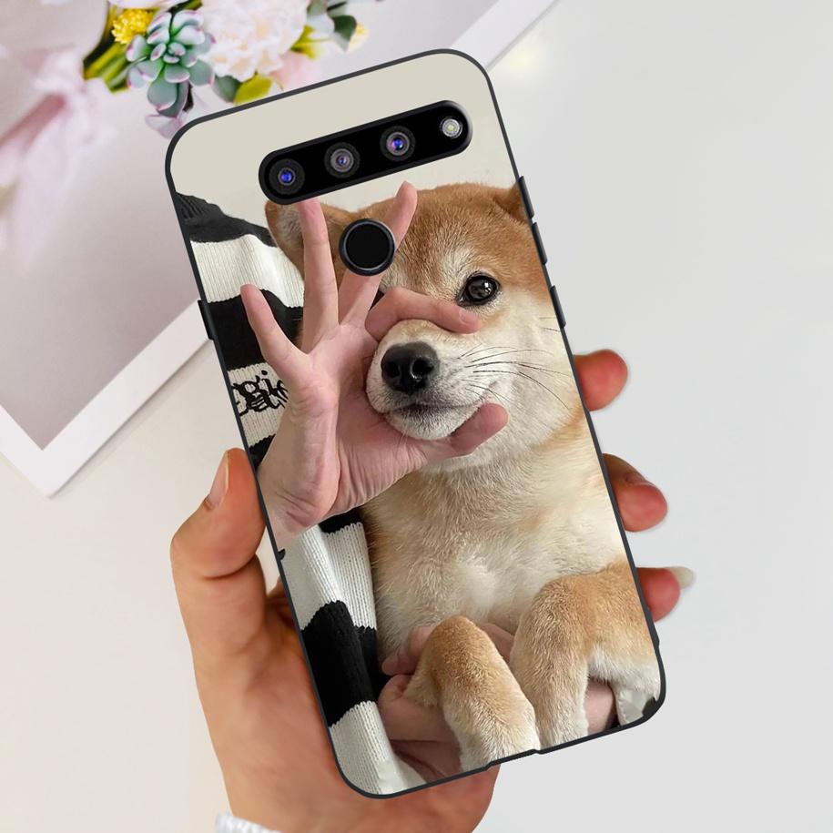 For LG V50 ThinQ 5G Case LM-V500EM Phone Cover Fashion Flower Butterfly Soft Silicone Back Cover For LG V40 V50s Thinq 5G Bumper