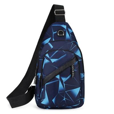 Men Chest Bag Multifuction Crossbody Chest Bag Fashion Sport Single Shoulder Bag Ins Outdoor Single Shoulder Chest Bag