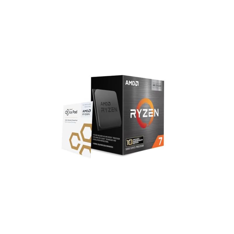 AMD Ryzen 7 5800X3D 10th Edition Without Cooler, AM4 Compatible, 8 Cores / 16 Threads, TDP 105W CPU, 100-100000651POF CP1718
