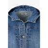 Studio Tomboy Button Detail Denim Hoodie Jumper 9106313001