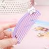 Cartoon Mini Crescent Comb Cute Children's Small Comb Student Carrying Plastic Hairdressing Comb Net Red Small Gift