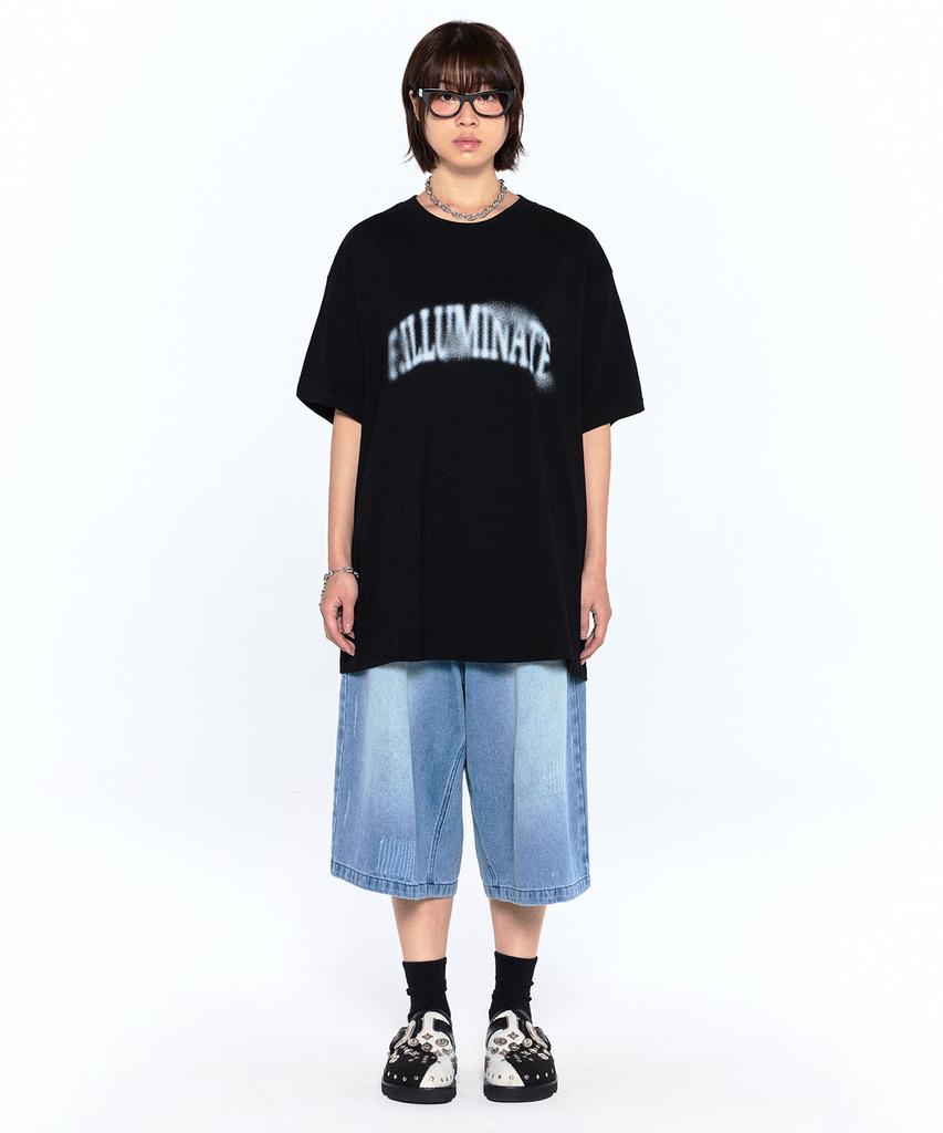 FILLUMINATE Dtp Arch Blur Round T-Shirt - White