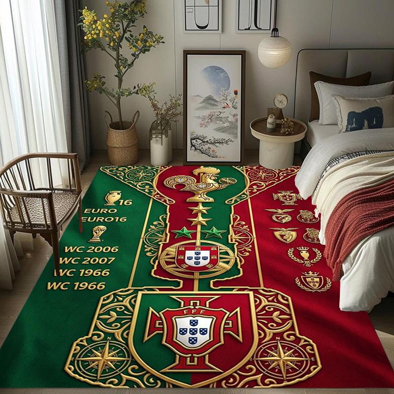 Portuguese Heritage Emblem carpet Doormat Home Decor Bathroom mat Protective pad Room