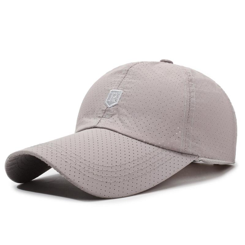 

Весенняя прохладная черная кепка шик R стандартная вышивка перфорация быстросохнущая для ежедневных поездок досуга путешествий бейсболка adjustable