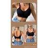 Women's Wire-Free Seamless Bralette, Adjustable Straps Full Coverage Soft Comfort Bra for Daily Wear