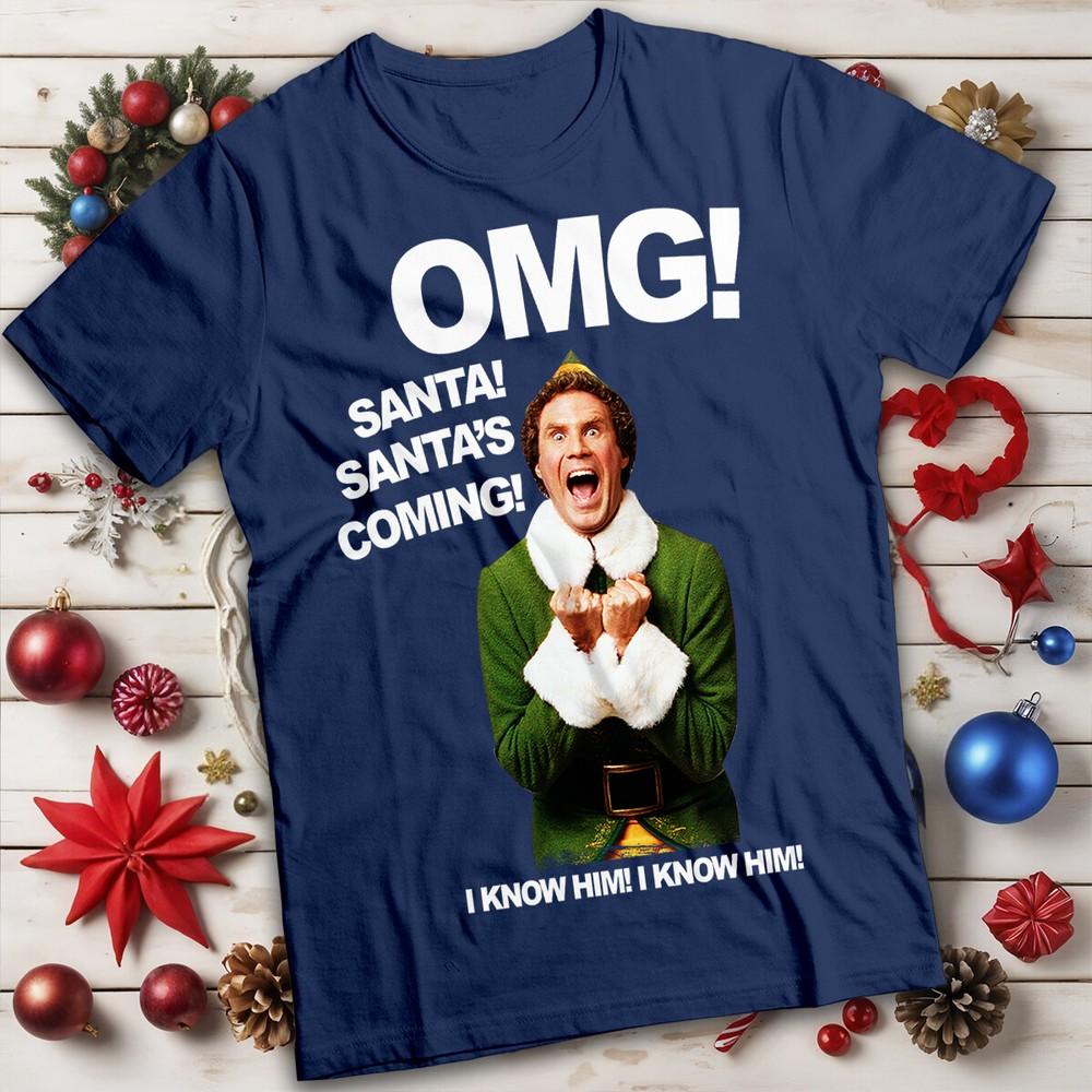 Funny Ugly Unisexs And Unisexs Buddy The Elf Christmas Tshirt Tee Mc